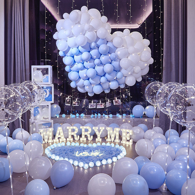 网红求婚布置创意用品卧室装饰浪漫场景字母灯饰情人节表白神器