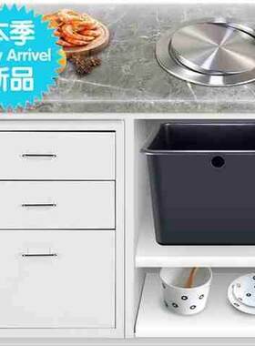 垃圾篓洗手盆酒吧内嵌室内柜内茶几厨柜嵌入式◆新品◆垃圾桶台下