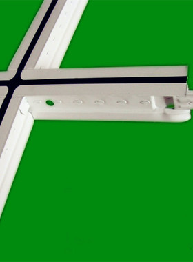 黑色白色32烤漆龙骨彩w色铝龙骨矿棉板吊顶轻钢吊顶龙骨