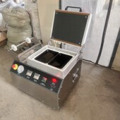 机 三文鱼手压式 E食品覆膜机 小型真空贴体包装 卡纸托盘 定制