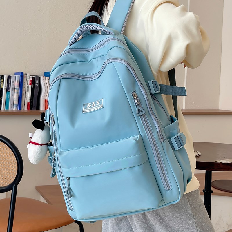 书包女生大学生高中学生初中生小学2024新款双肩包大容量背包旅行