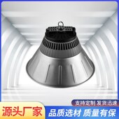 led工矿灯鳍片散热厂房r灯吊杆工业车间超市天棚工矿吊灯150w400w