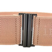 弹力腰带女松紧腰封女装 饰连衣裙配裙子腰带深粉色裙带百搭简约