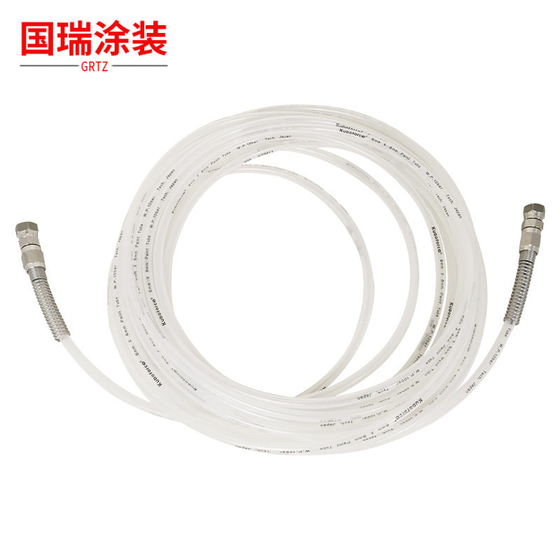 现货 双弹簧防爆喷枪涂料管 尼龙加PU双层耐腐防爆喷枪油管,农用物资,可移动滴灌袋,淘宝优惠券,粉丝福利购,淘宝优惠卷