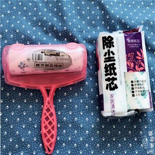 瑞雪除尘纸毛呢大衣黏尘纸滚筒粘毛器 宠物除尘纸15cm 可撕式