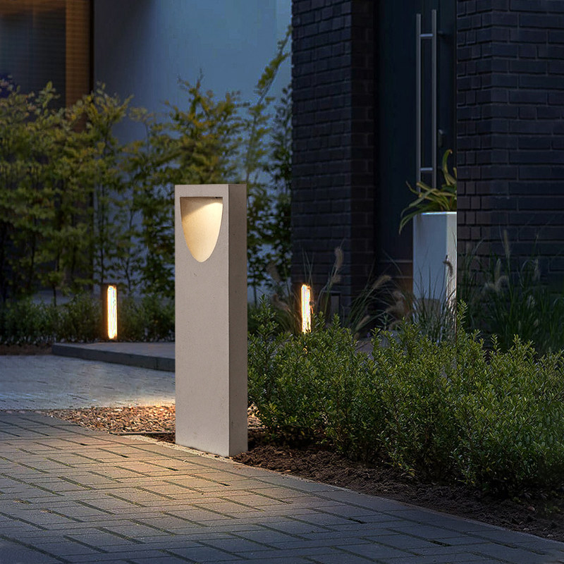 草坪灯户外防水庭院灯室内外极简水泥灯水磨石柱头灯庭院路灯,家装灯饰光源,草坪灯,淘宝优惠券,粉丝福利购,淘宝优惠卷