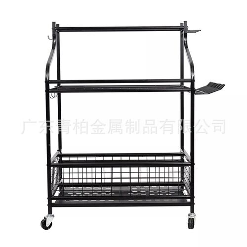 园艺工具收纳架 j车库庭院工具存储架 家用花园养花花卉修剪工具