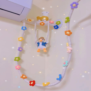 空调管子麻绳装饰遮挡美化水管绳子装饰遮丑燃气管道棉绳手工DIY