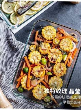 dinner bowls plates dish glass heat resistant baking oven