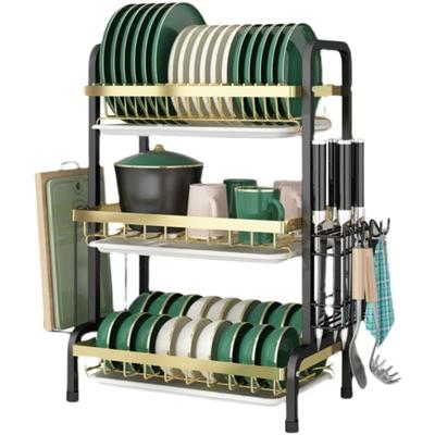 Kitchen sink racks stainless steel dish drain rack drying