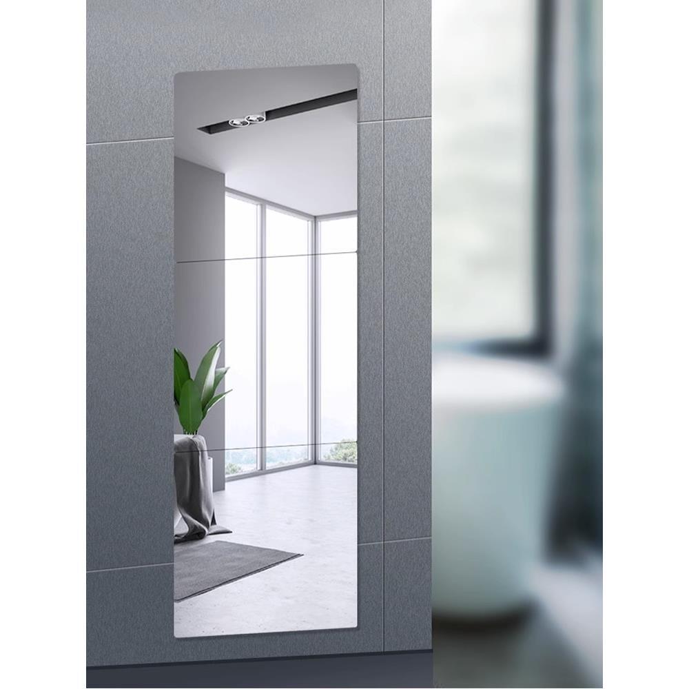 With gum mirror sticker wall soft mirror wallpaper镜子