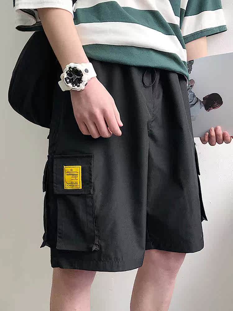 乔耐克斯特官网夏季大口袋工装短裤男士韩版宽松休闲五分裤青少年限1000张券