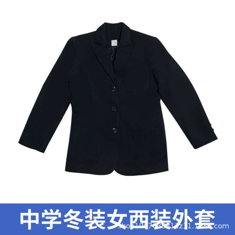 初中西装礼服校服衬衫高中秋冬季中学生表演西裤男女裙子深圳套装