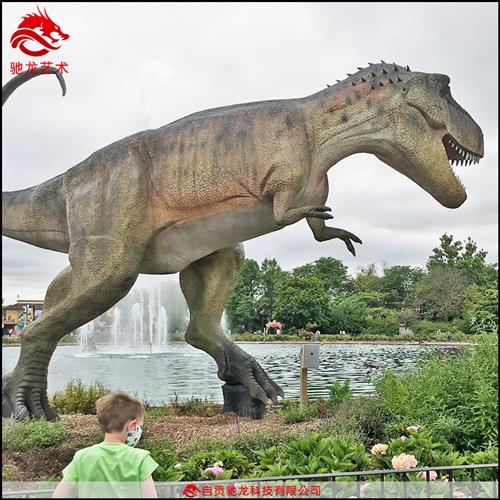 大型霸王龙模型仿生活体动态机器恐龙仿真电动软体硅橡胶恐龙展览