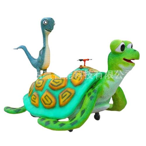 动物乌龟游乐车主题公园巡游花车海洋生物乐园仿真动物模型卡通车