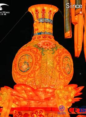 夜游彩灯花灯灯会制作自贡源头厂家可来图可现场设计制作