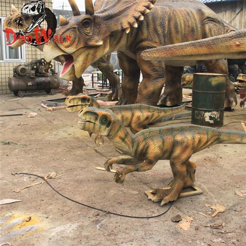 大型逼真仿真恐龙摆件模型恐龙戟龙机械电机会动会叫行走