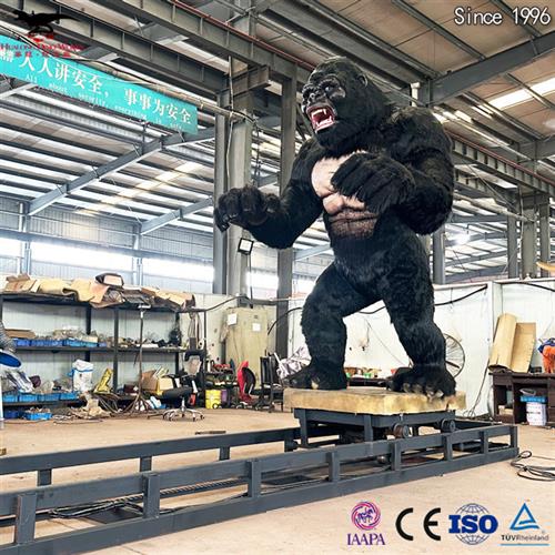 仿真机械模型粘毛大金刚工艺品机械电动仿真动物生产厂家