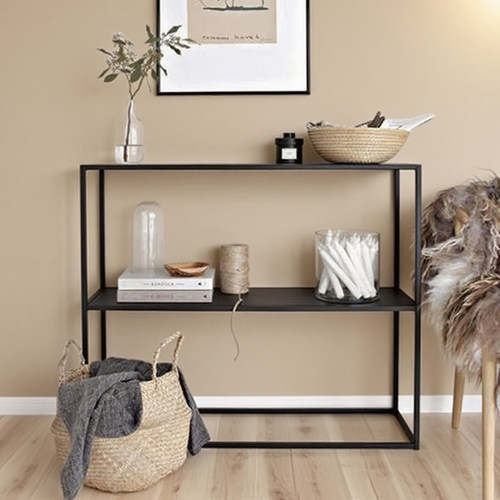 北欧铁艺置物架简约落地收纳