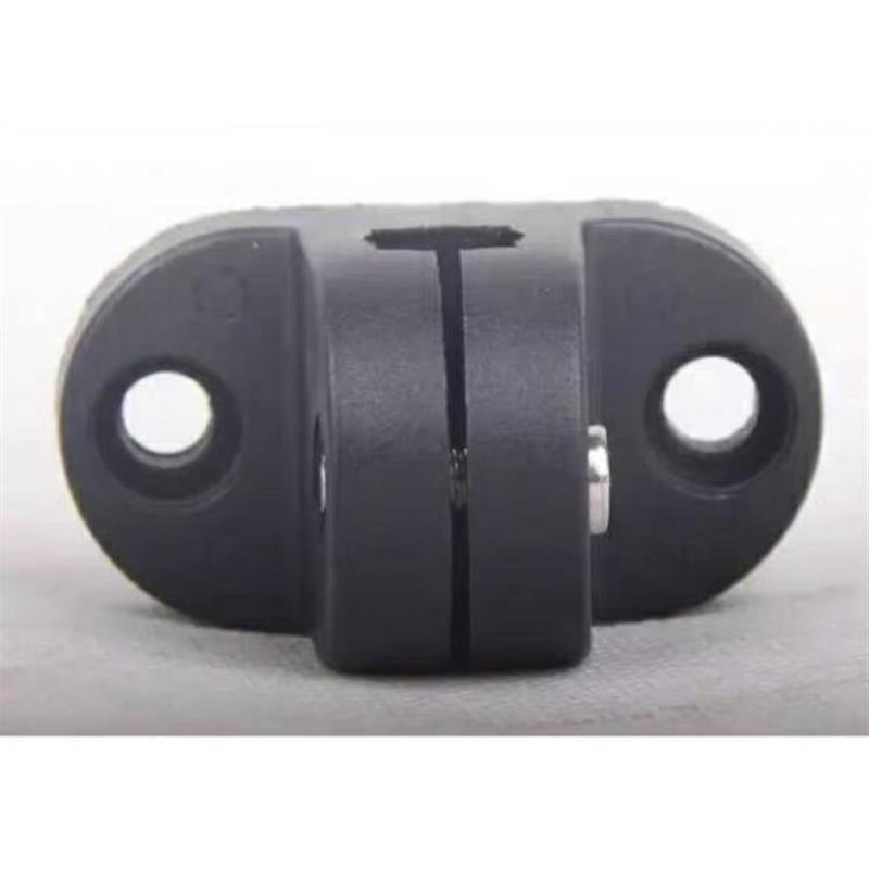 圆钢T型座光轴不锈钢管固定座连接杆T字连接件夹紧器支撑座塑料12