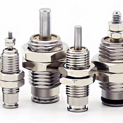 CJPB4x5/6x10-15-20B微型单动MPE8/12针型外螺纹单作用迷你小气缸