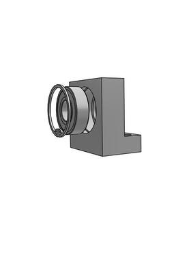 轴承支撑座L型固定带座BGF01 BGLKB BGLFB6900 6000 6200ZZ-25 30
