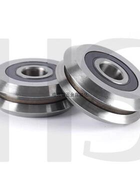 双排轴承钢不锈钢滑轮V 型槽导轨轴承滚轮BVGH BVGHS BVGHTZ1 2 3