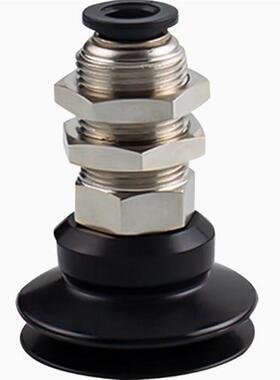 PBK-20真空吸盘金具PBF-30黑PBT-15无缓冲直通金具PBK侧通金具