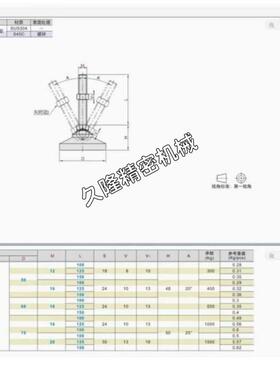 不锈钢脚杯bWAG71-D100/D80/D60-M16/M20/M24-L100/L150/L125