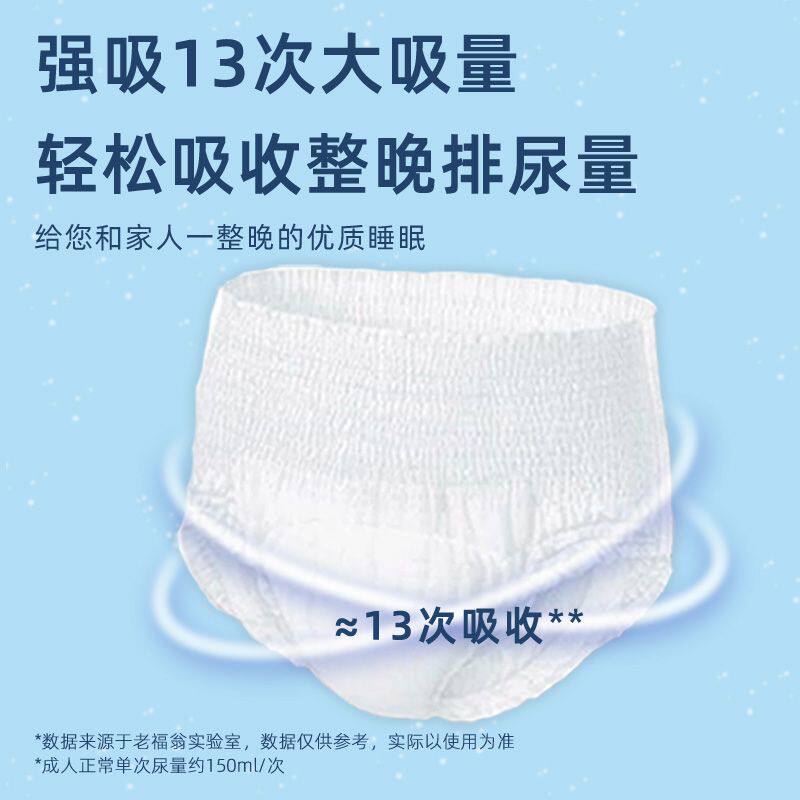 加厚加大码老福翁成人拉拉裤成年成年人纸尿裤
