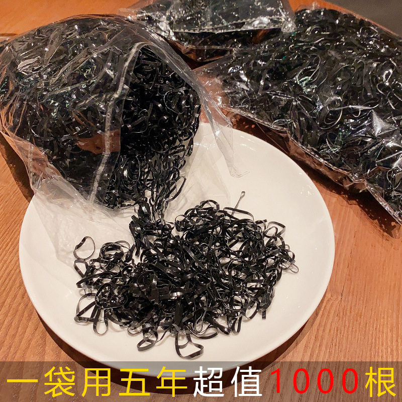 袋装彩色一次性皮筋大人小孩扎头发头绳韩国新款儿童发圈头饰