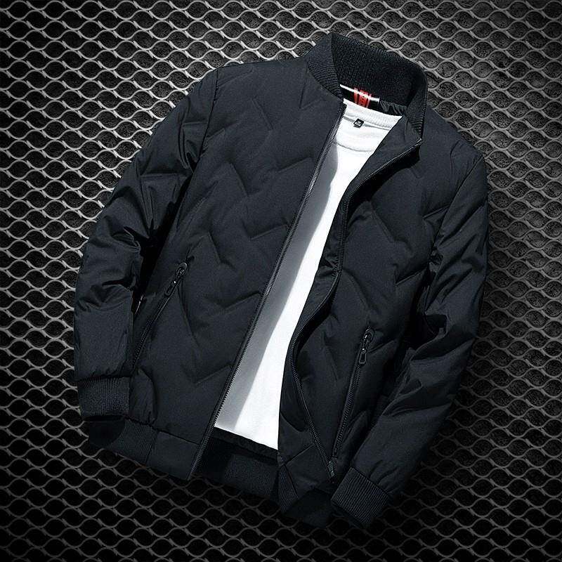 高端短款羽绒服男士冬季2025新款潮流休闲修身加厚保暖白鸭绒外套