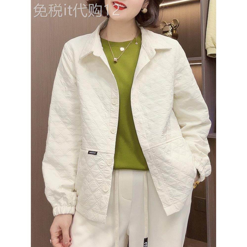 棒球服外套女2025春秋新款宽松大码显瘦薄款女士休闲翻领开衫上衣