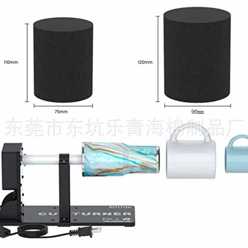 新款直销现货不倒翁泡沫PVC棒黑色旋转海绵柱 亚马逊Cup Turner转,橡塑材料及制品,工业陶瓷,淘宝优惠券,粉丝福利购,淘宝优惠卷