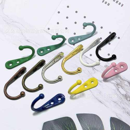 新款直销42*30双孔放眼衣钩锌合金仿古挂钩单钩挂衣钩衣帽钩轻型