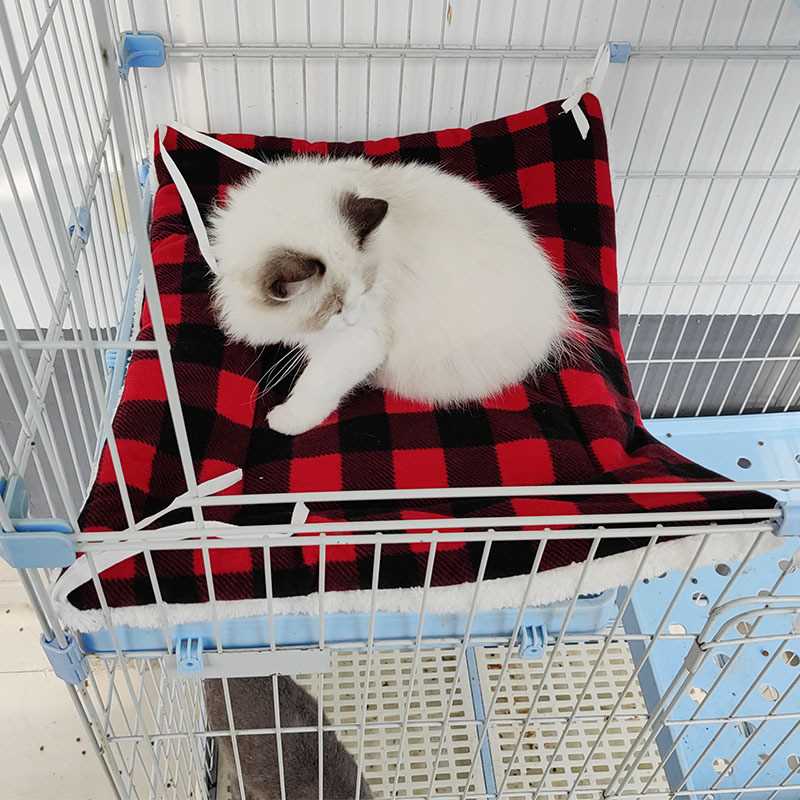 新款直销猫咪垫子 防滑可固定猫笼室内双面加厚加绒猫窝狗垫 宠物