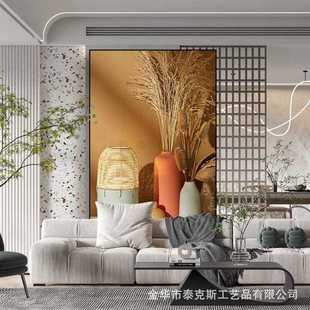 直销现代简约客厅沙发背景墙装 新款 饰画轻奢高级感玄关走廊侘寂风