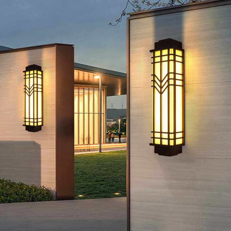 新款直销户外防水仿云石壁灯 酒店别墅小区工程墙壁灯中式LED新中,家装灯饰光源,户外壁灯,淘宝优惠券,粉丝福利购,淘宝优惠卷