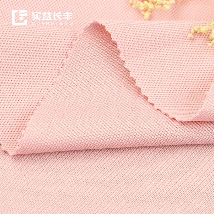 新款直销活动款 210g针织珠地网眼布 Polo衫t恤面料服装夏款涤纶