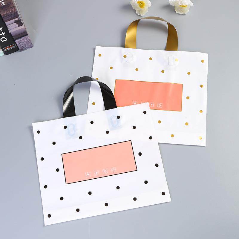 新款直销服装袋塑料手提礼品袋服装店购物袋子PE印花手提袋印字加