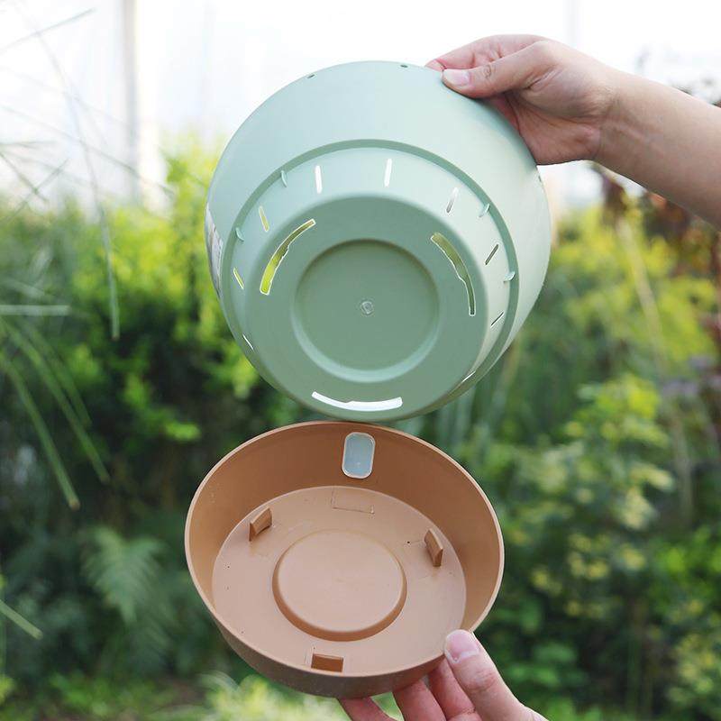 新款直销安东尼吊兰花盆塑料垂吊树脂悬挂式吊篮花盆绿萝常春藤家