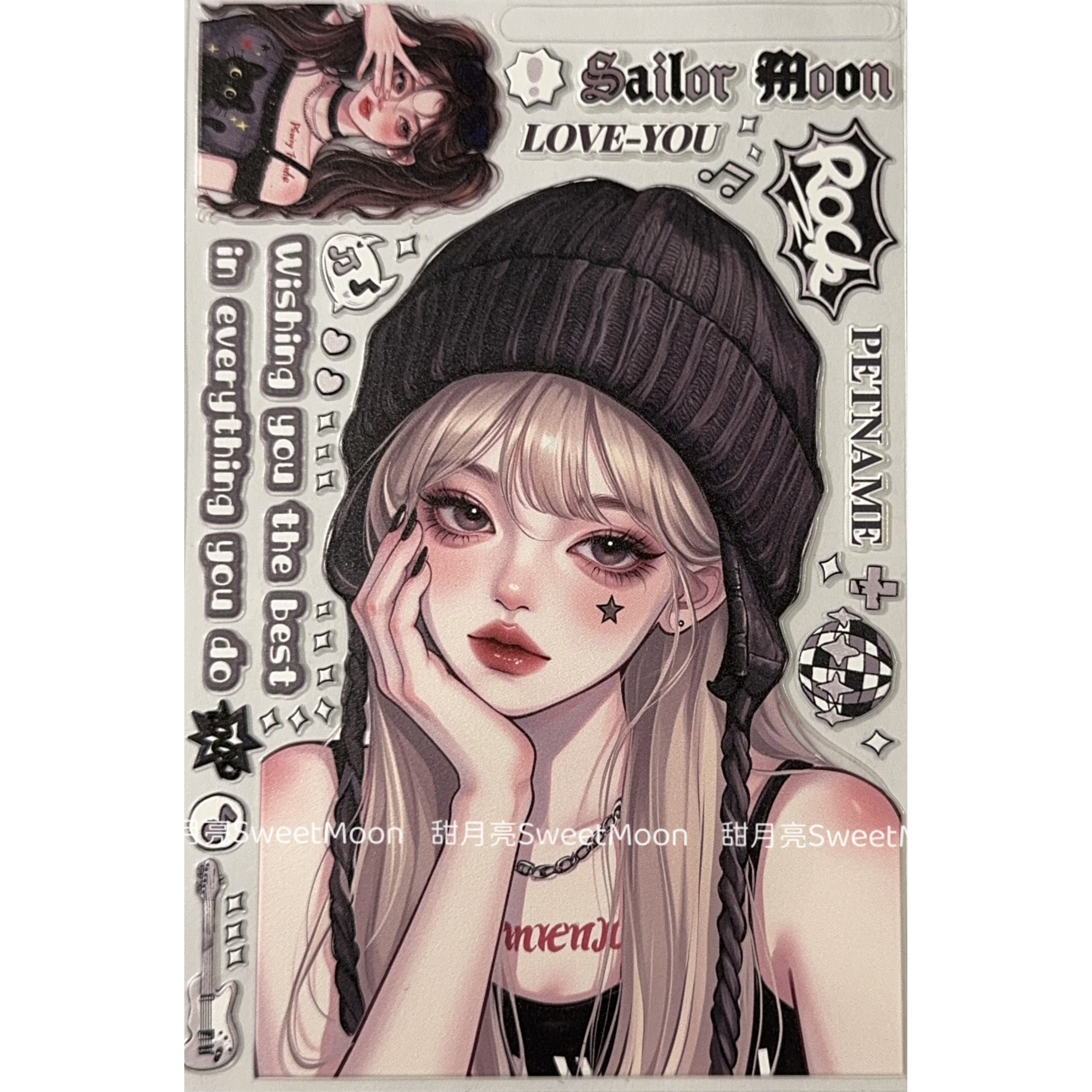 【SailorMoon美少女战贴纸/立体贴纸