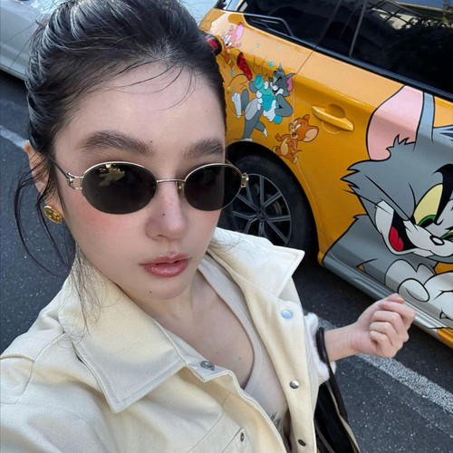 复古老钱风墨镜女高级感防紫外线