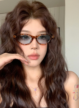 欧美辣妹风y2k猫眼墨镜防紫外线