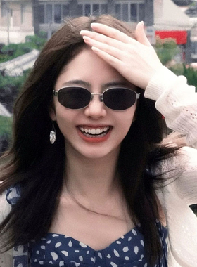 复古老钱风墨镜女防紫外线太阳镜