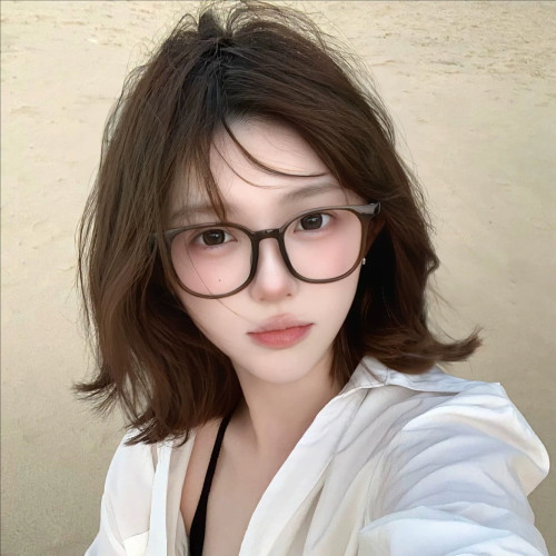 超轻韩系冷茶色近视眼镜可配度数