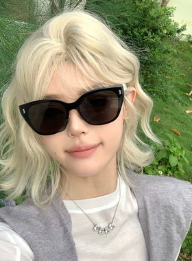 欧美风猫眼墨镜女高级感防紫外线