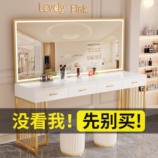 影楼化妆台专用带灯婚纱店美容院学校理发店化妆师化妆桌梳妆台
