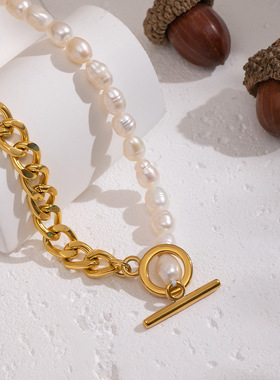 法式复古珍珠项链0626