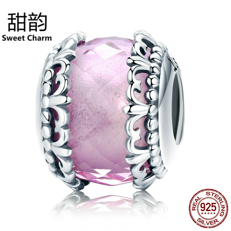 艾芙乐DIY串饰charm鸢尾花S925纯